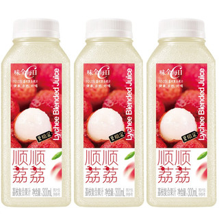 WEICHUAN 味全 每日C冷藏饮料低温果汁300ml混合果蔬汁植物蛋白饮料6瓶新年礼品