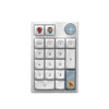 Darmoshark 达摩鲨 K3PRO 19键 2.4G蓝牙 多模机械键盘 白色 环诺Huano轴 RGB