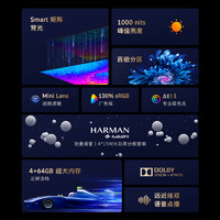 SKYWORTH 创维 75A5D 75英寸百级分区4K高清液晶电视机智能平板