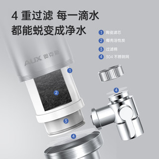 奥克斯（AUX）前置水龙头过滤器T2的配套滤芯三个