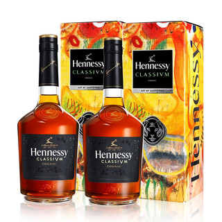 轩尼诗（Hennessy）轩尼诗新点干邑白兰地 艺术家特别版礼盒700ml双支装 法国进口洋酒Hennessy