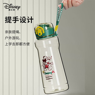 迪士尼（Disney）儿童水杯夏季小学生大容量便携运动水杯男女童防摔防漏弹盖直饮杯 蜘蛛侠
