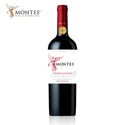 MONTES 蒙特斯 智利原瓶进口 红天使珍藏 赤霞珠 干红葡萄酒 750ml 单瓶