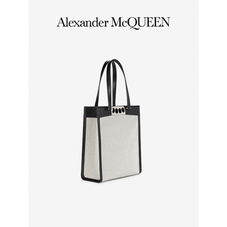 ALEXANDER MCQUEEN 男士手提包 7354831AAN91070 白色/黑色