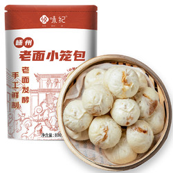 YUE WEI JI 悦味纪 嵊州老面小笼包800g（小葱鲜肉）约30只 手工生煎肉包子早餐速食