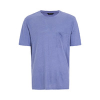 男士潮流经典舒适透气圆领短袖T恤 XL 中紫色