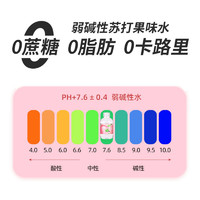 FOCUS 焦点 元气苏打水无汽无糖孕妇备孕小瓶装饮料批发白桃味饮用水整箱24瓶