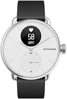 WITHINGS ScanWatch 诞生于法国的智能手表 42毫米款 白色 *长可持续30天 检测心率急剧变化&*中的*乱 HWA09-MODEL 3-ALL-RO