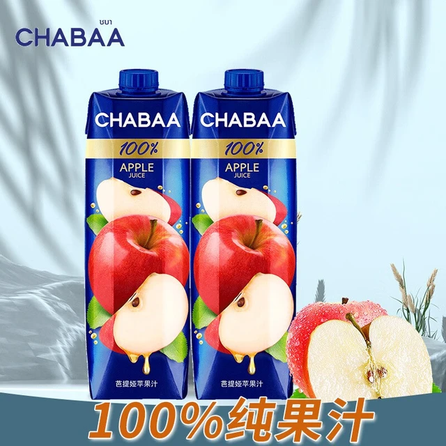 CHABAA 芭提娅 泰国原装进口 百香果芒果汁1L*2瓶