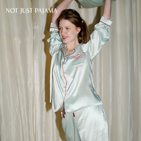 Not Just Pajama 22姆米真丝睡衣家居服套装