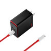 OnePlus 一加 SUPERVOOC 手机充电器 USB-A/Type-C 100W 黑色+双Type-C 10A 数据线 1m 红色