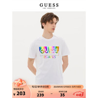 GUESS 盖尔斯 男士纯棉T恤 S0VI08RI7R2
