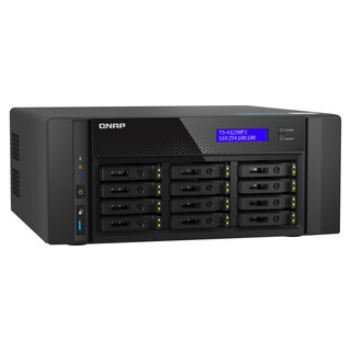 QNAP 威联通 TS-h1290FX  64G内存 十二盘位U.2 NVMe/ SATA 全快闪网络