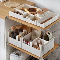 BELO 百露 厨房橱柜餐边柜收纳盒桌面家用直角抽屉式整理筐杂物储物箱盒子