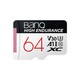  BanQ HIGH ENDURANCE V30 Micro-SD存储卡 64GB（UHS-I、V30、U3、A1）　