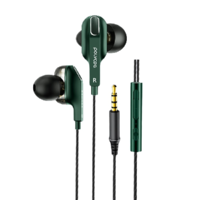 POLVCOG 铂典 D9pro 入耳式入耳式动圈有线耳机 电竞绿 3.5mm