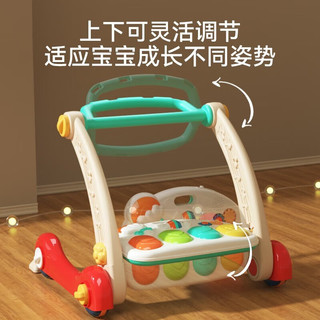 米佳婴幼儿玩具健身架器0-1岁新生儿3-6个月宝宝脚踏钢琴61儿童节礼物 三合一健身架加大号