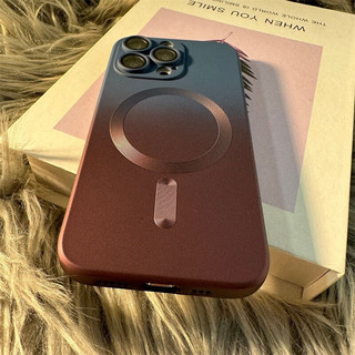魔岩（MOYAN）苹果14 Promax手机壳渐变磁吸iPhone13新款全包12网红磨砂防摔保护套 磁吸款 苹果14 Promax