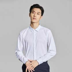 lilanz 利郎 官方 长袖衬衫男士商务休闲正装春季衬衣男