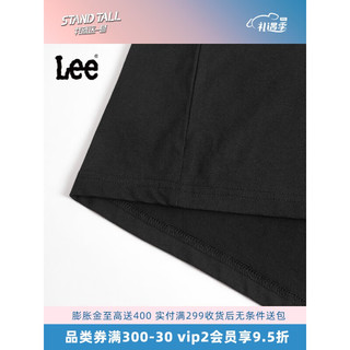 Lee 儿童纯棉短袖T恤 黑色