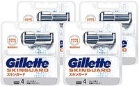 Gillette 吉列 [批量购买] Gillette Skinguard 手动替换刀片 4 件装 x 4 件装（16 把替换刀片）