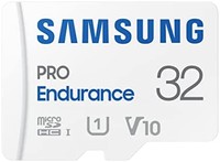 SAMSUNG 三星 PRO Endurance 256GB MicroSDXC 存储卡,带适配器适用于行车记录