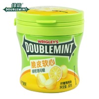 抖音超值购：DOUBLEMINT 绿箭 WRIGLEY’S DOUBLEMINT/绿箭软心糖柠檬薄荷80g×1瓶