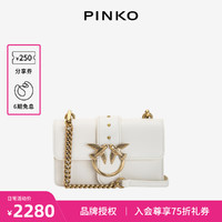 PINKO 品高 燕子包时尚链条2022新款包包女包小众单肩包意大利拉链大号