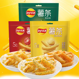 乐事（Lay's）真脆薯条90g袋装原味海苔味番茄味膨化食品休闲小 海苔味90gg