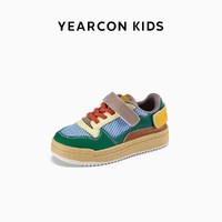 YEARCON 意尔康 童鞋春季网面板鞋透气男童运动鞋女童休闲鞋子