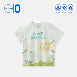 aqpa 儿童短袖T恤纯棉 73-140cm 六色可选
