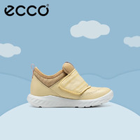 爱步（ECCO）童鞋 2023春季新款拼接设计魔术贴儿童运动鞋 适动轻巧724201 稻黄色/裸色72420160724 26