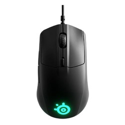 Steelseries 赛睿 Rival 3 有线鼠标 8500DPI RGB 黑色