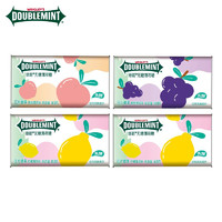绿箭 薄荷糖14.9g*4盒无糖休闲零食糖果 柠檬2+蜜桃1+葡萄1