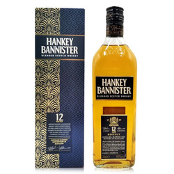 HANKEY BANNISTER 轩博 苏格兰原装进口 40度调和型威士忌  轩博12年 700ml