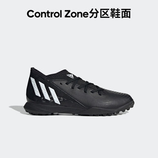 adidas 阿迪达斯 官方PREDATOR EDGE男女小童硬人造草坪足球运动鞋 黑色/白色 29(175mm)