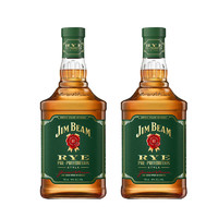 JIM BEAM 金宾 进口洋酒 美国波本威士忌 金宾威士忌 白占边 700ml*2