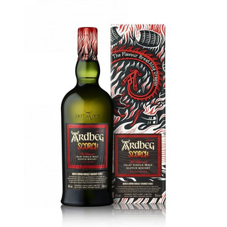 Ardbeg 雅柏 阿贝 阿德贝哥 苏格兰艾雷岛泥煤味单一麦芽威士忌礼盒 年货送礼 阿贝龙之焰 46%