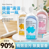 蓝漂我爱我家系列地板清洁剂500ml瓷砖木地板清洗杀菌拖地家用去污 3瓶装