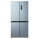 Midea 美的 476L十字双开对开四门大容量超薄嵌入式风冷家用一级能效冰箱