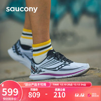 Saucony索康尼跑鞋运动鞋男女慢跑训练轻量跑鞋菁华12 S20619-22SS 棋盘格配色-女 38