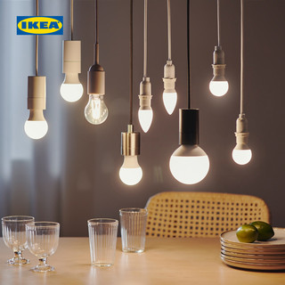 IKEA宜家SOLHETTA索海塔LED灯泡大螺口小螺口插脚灯具配件实用