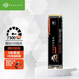 希捷（Seagate） M.2固态硬盘高速PCIe4.0x4游戏ssd固态530NVMe酷玩520 酷玩530-2T(带原厂散热片）