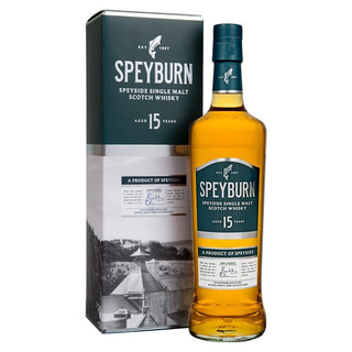 盛贝本（Speyburn）HEKE洋酒 15年 苏格兰单一麦芽威士忌 有码磨码随机 盛贝本 (SPEYBURN) 15年 700ml