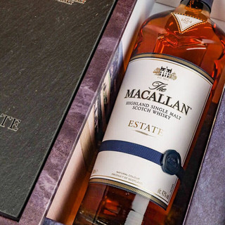 麦卡伦（MACALLAN） 精神庄园 奢想湛黑 苏格兰 单一麦芽威士忌 洋酒 进口酒水 酒庄珍藏  700ml