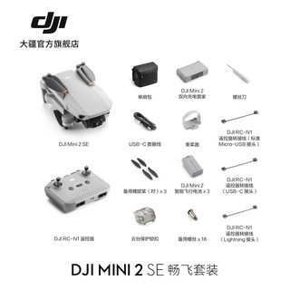 DJI 大疆 Mini 2 SE 入门迷你航拍机 大疆无人机 DJI Mini 2 SE 畅飞套装