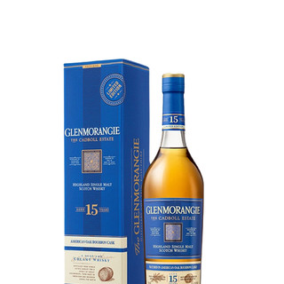 GLENMORANGIE 格兰杰 15年卡德堡 苏格兰单一麦芽威士忌 700ml 单瓶装 礼盒装