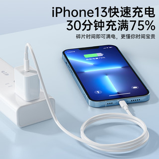 塔菲克iphone14pro充电器20W快充适用苹果13数据原手机12正品套装 官方认证♦PD20w快充头♦不含线