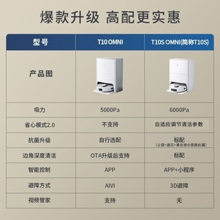 ECOVACS 科沃斯 T10S OMNI扫地机器人