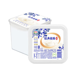 SHUHUA 舒化 伊利 经典凝酪 经典原味 800g*1桶 家庭装方桶 低温酸奶风味发酵乳1